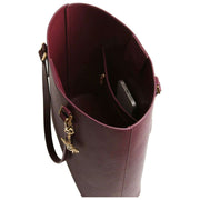 Alice Wheeler London Marlow Tote Bag - Berry Red