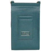 Alice Wheeler London Mini Bloomsbury Crossbody Bag - Teal Blue