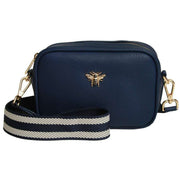 Alice Wheeler London Mini Mayfair Camera Crossbody Bag - Navy