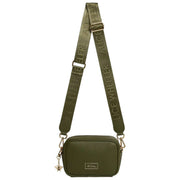 Alice Wheeler London Mini Soho Camera Cross Body Bag - Olive Green