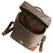 Alice Wheeler London Shoreditch Primrose Lightweight Backpack - Chocolate Brown