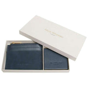 Alice Wheeler London Veronica Coin Purse and Compact Mirror Gift Set - Navy