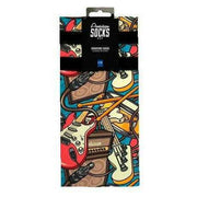 American Socks Rockband Mid High Socks - Blue