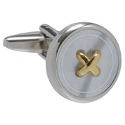 david-van-hagen-cross-button-cufflinks---bluegold-34497179