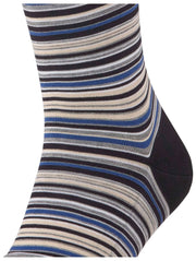 Falke Microblock Knee High Socks - Black Mix
