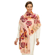 powder-printed-floral-symmetry-scarf---pink-34427268