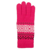 dents-jacquard-geometric-knitted-gloves---fuchsia-pink-34478140