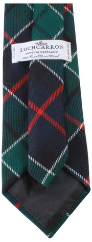 Locharron of Scotland Reiver Leslie Modern Tartan Tie - Navy/Green/Red