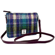 maccessori-harris-tweed-zip-clutch-bag---greenpurple-34630200