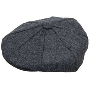 dents-langford-abraham-moon-plain-tweed-newsboy-cap---charcoal-grey-34490459