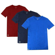 lacoste-crew-neck-slim-fit-cotton-3-pack-t-shirts---bordeaux-burgundycobalt-bluenavy-34439679