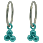 ti2-titanium-triple-bead-charm-hoop-earrings---kingfisher-blue-34437794