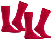 Falke Happy 2 Pack Socks - Scarlet Red