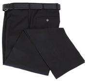 BRUHL Robert Lightweight Wool Mix Smart Trousers - Black