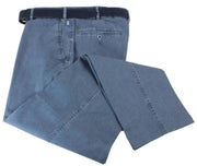 BRUHL Montana Micro Structure Chinos - Blue