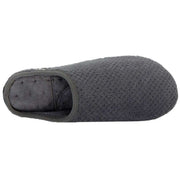 isotoner-swept-back-popcorn-mule-slippers---grey-34523209