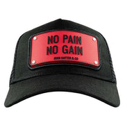 john-hatter-no-pain-no-gain-rubber-trucker-hat---blackred-34462487