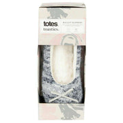 totes-toasties-knitted-ballet-slippers---blue-34475919