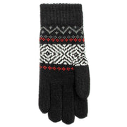 dents-jacquard-geometric-knitted-gloves---black-34478156