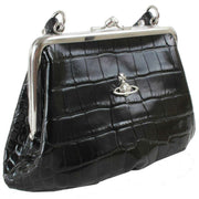 vivienne-westwood-embossed-croc-granny-frame-purse---black-35446859