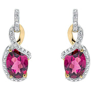 elements-gold-elegant-twist-garnet-9ct-gold-earrings---goldred-35460950