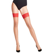 falke-lunelle-8-denier-stay-ups---powderred-35504282