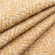 Dents Herringbone Blanket Scarf - Toffee Beige