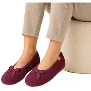 isotoner-terry-ballerina-slippers---burgundy-34523055
