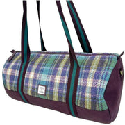 maccessori-harris-tweed-barrel-holdall-bag---greenpurple-34629978