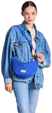 Hindbag Andrea Half Moon Bag - Electric Blue