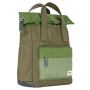 roka-canfield-b-small-recycled-nylon-backpack---military-tonal-green-34440075
