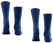 Falke Happy 2 Pack Socks - Royal Blue