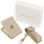 alice-wheeler-london-oblong-compact-mirror-and-lipstick-holder-gift-set---stone-beige-34437525
