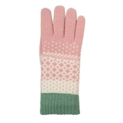 dents-jacquard-polka-dot-knitted-gloves---powder-pinkmint-green-34478388