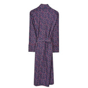 Bown of London Berkley Lightweight Gatsby Style Dressing Gown - Blue/Red