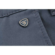 BRUHL London GB Pima Cotton Chinos - Marine Navy