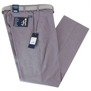 BRUHL Montana Nanotec Gabardine Stretch Chinos - Grey