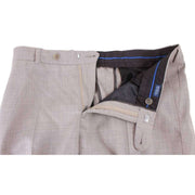 BRUHL Robert Lightweight Wool Mix Smart Trousers - Putty Beige