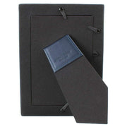 Byron and Brown Slim Classic Nappa Leather 6 x 4 Photo Frame - Navy