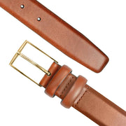dents-gold-buckle-lined-leather-belt---brown-34490497