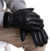 isotoner-premium-leather-smartouch™-gloves---black-34518358