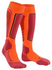 Falke SK2 Intermediate Skiing Knee-High Socks - Flash Orange