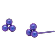 ti2-titanium-small-triple-bead-stud-earrings---purple-34437703