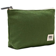 roka-maida-vale-small-cotton-canvas-pouch---artichoke-green-35904569
