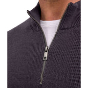 falke-half-cardigan-half-zip-sweater---asphalt-mel-grey-35072777