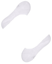 Falke Step Medium Cut No Show Box Socks - White