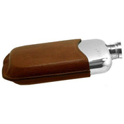 english-pewter-company-6oz-purse-flask-with-pouch---silverbrown-34472419