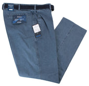 BRUHL Montana Micro Structure Chinos - Blue