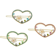 zelly-3-assorted-hand-finished-heart-hair-slide-clips---gold-34429102