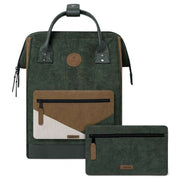 Cabaia Adventurer Velvet Recycled Medium Backpack - Doha Green